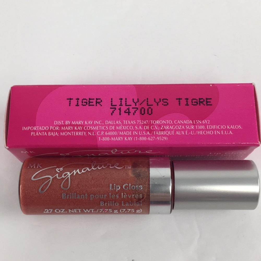 New in Box Mary Kay Signature Lip Gloss Tiger Lily - Picture 2 of 5